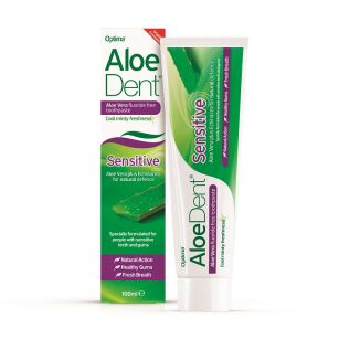 AloeDent Sensitive pasta do zębów na nadwrażliwość bez fluoru (24.01.2027)